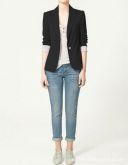 Blaser Inspired Zara- Preto(Produto por Encomenda)