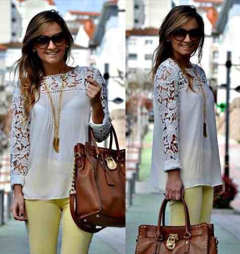 Blusa Renda Branca