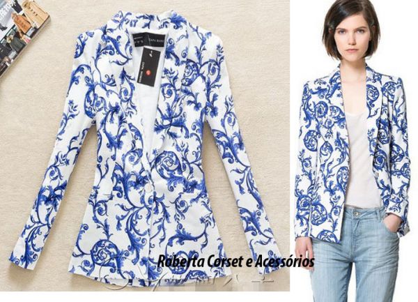 Blaser Estampa Porcelana