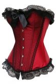 Corselet Red Renda